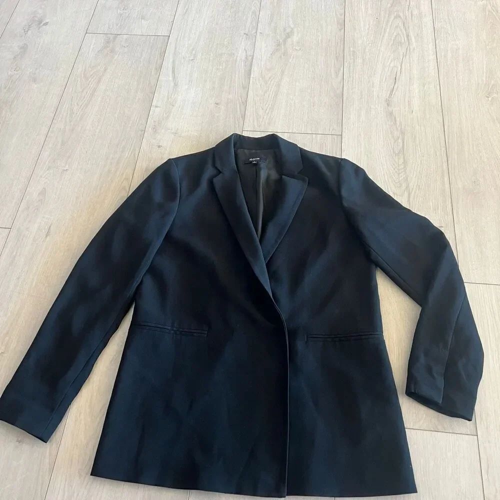 Madewell women black blazer size 4
